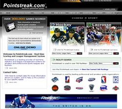 Pointstreak.com New Version